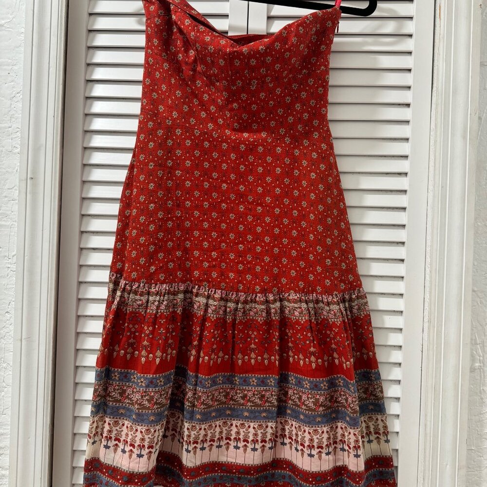 Banana Republic Strapless  Midi Dress